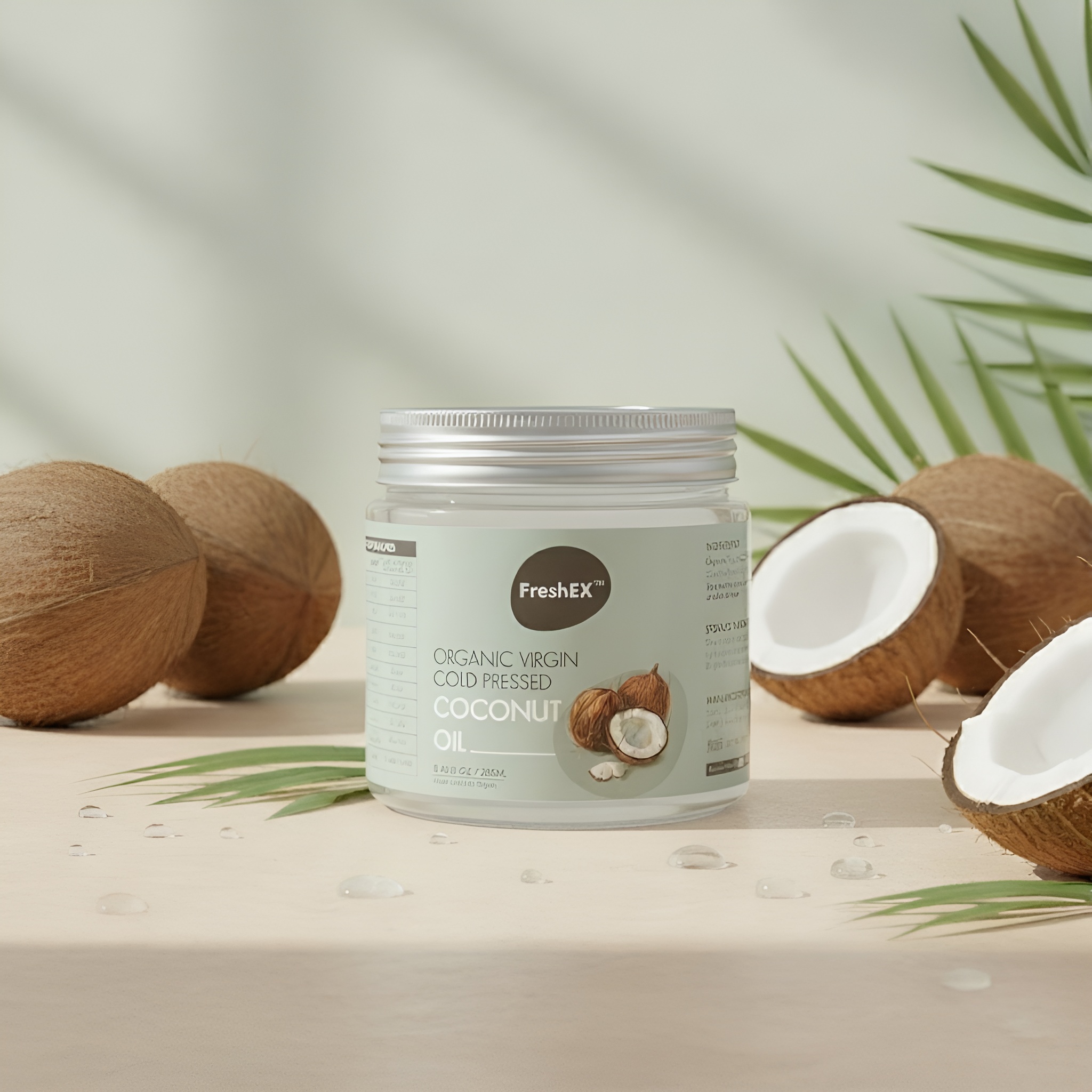 Premium Organic Cold Pressed Coconut Oil